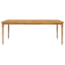 Juego de comedor para jardín 9 piezas madera maciza de teca