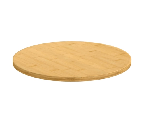 Tablero de mesa de bambú Ø50x1,5 cm