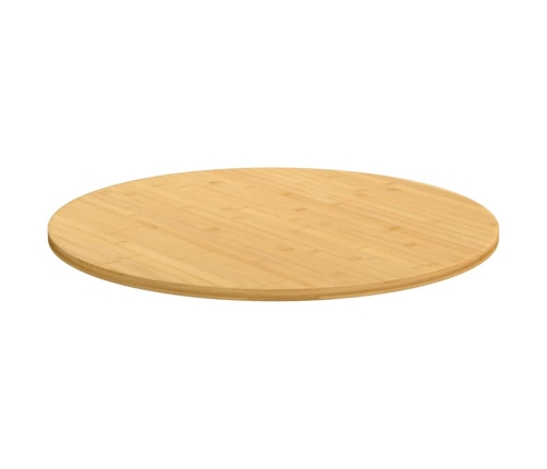 Tablero de mesa de bambú Ø60x1,5 cm