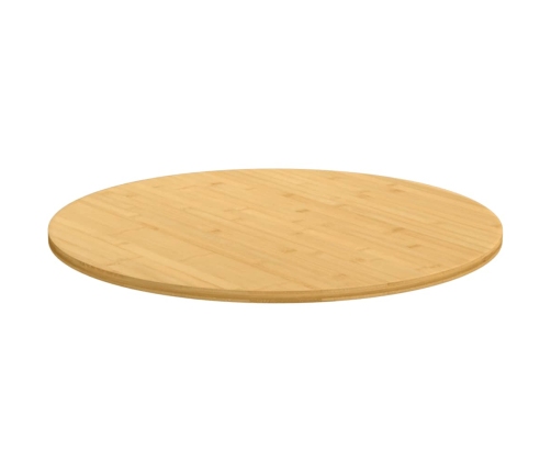 Tablero de mesa de bambú Ø70x1,5 cm