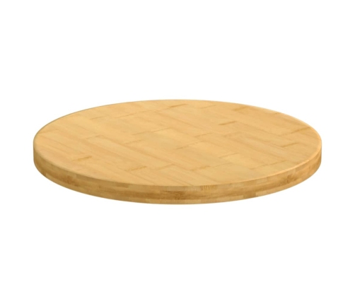 Tablero de mesa de bambú Ø30x2,5 cm