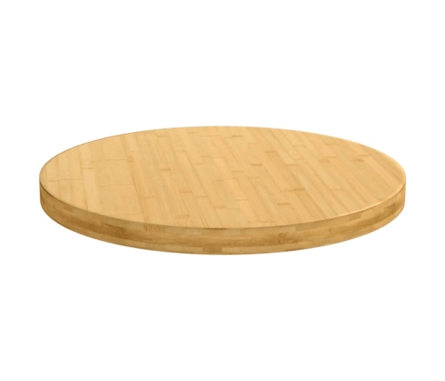 Tablero de mesa de bambú Ø80x4 cm