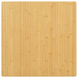 Tablero de mesa de bambú 80x80x2,5 cm