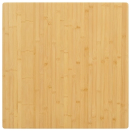 Tablero de mesa de bambú 90x90x4 cm