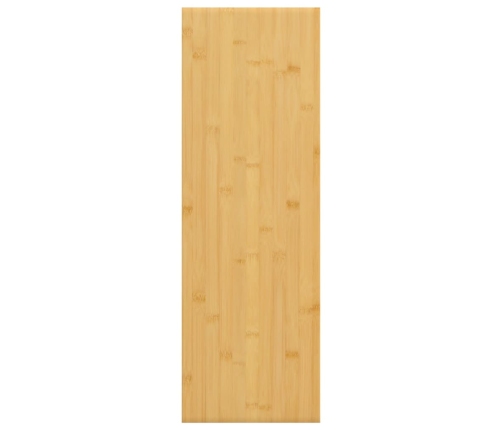 Estante de pared de bambú 60x20x1,5 cm