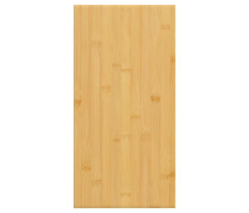 vidaXL Estante de pared de bambú 40x20x2,5 cm