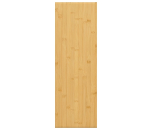 Estante de pared de bambú 60x20x2,5 cm