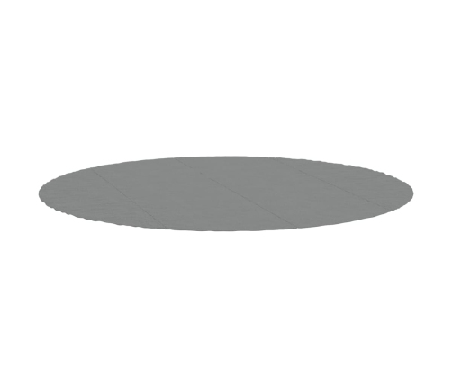 Tapiz de suelo piscina geotextil de poliéster gris claro Ø458cm