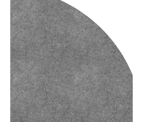 Tapiz de suelo piscina geotextil de poliéster gris claro Ø244cm