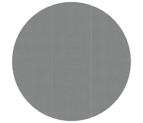 Tapiz de suelo piscina geotextil de poliéster gris claro Ø396cm