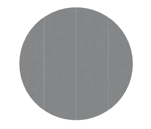 Tapiz de suelo piscina geotextil de poliéster gris claro Ø458cm