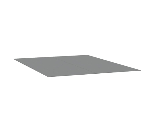 Tapiz de suelo piscina geotextil poliéster gris claro 300x220cm