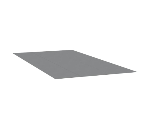 Tapiz de suelo piscina geotextil poliéster gris claro 750x370cm