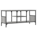 Mueble TV hierro y madera contrachapada gris Sonoma 100x35x45cm