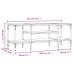 Mueble TV madera de ingeniería y hierro Sonoma 121x35x45 cm