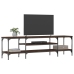 Mueble TV hierro madera contrachapada roble marrón 161x35x45 cm