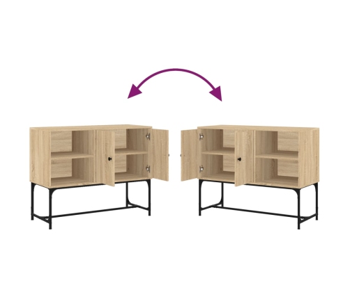 Aparador de madera de ingeniería roble Sonoma 100x40x79,5 cm