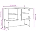 Aparador de madera de ingeniería gris Sonoma 100x40x79,5 cm