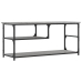 Mueble de TV contrachapada y acero gris Sonoma 103x38x46,5 cm