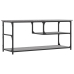 Mueble de TV contrachapada y acero gris Sonoma 103x38x46,5 cm