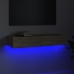 Mueble de TV con luces LED roble Sonoma 90x35x15,5 cm