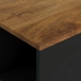 Mesa de centro de madera maciza mango 60x50x35 cm