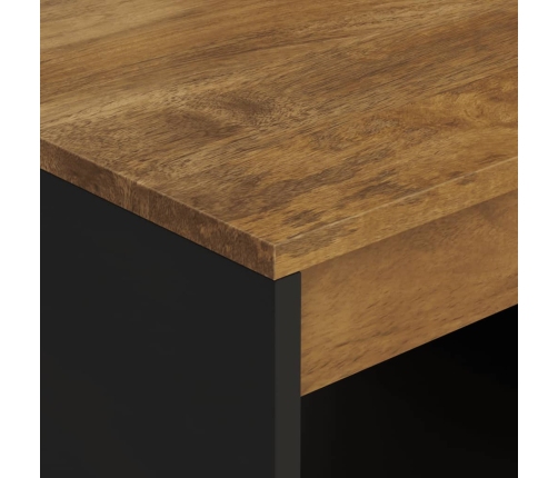 vidaXL Mesa de centro de madera maciza mango 90x50x40 cm