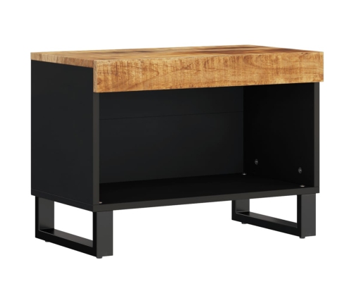 Mueble de TV madera maciza de mango 60x33x43,5 cm