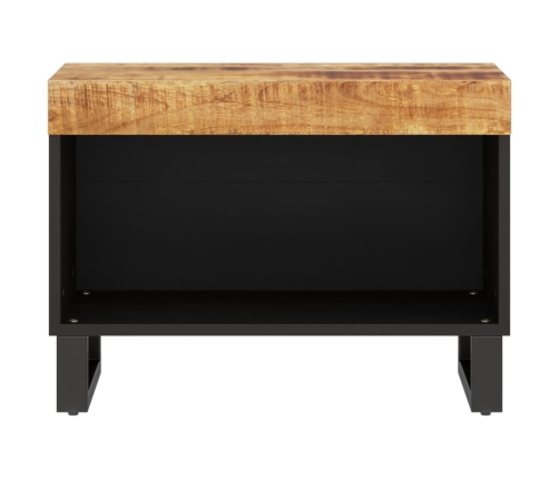 Mueble de TV madera maciza de mango 60x33x43,5 cm