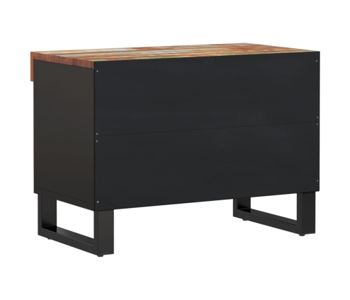 Mueble de TV madera maciza reciclada 60x33x43,5 cm