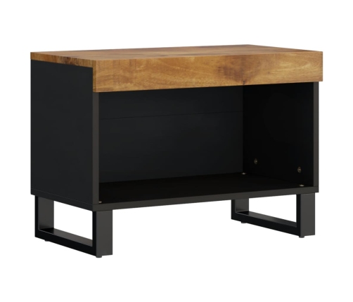 Mueble de TV madera maciza de mango 60x33x43,5 cm