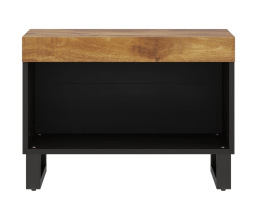 Mueble de TV madera maciza de mango 60x33x43,5 cm