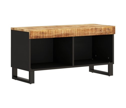 Mueble de TV madera maciza de mango 85x33x43,5 cm