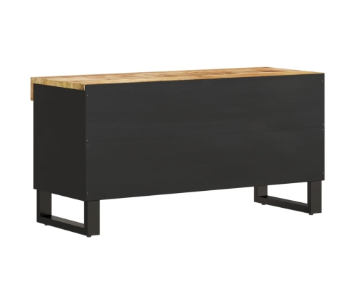 Mueble de TV madera maciza de mango 85x33x43,5 cm