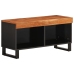 Mueble de TV madera maciza de acacia 85x33x43,5 cm