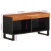 Mueble de TV madera maciza de acacia 85x33x43,5 cm