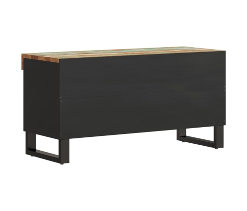 Mueble de TV madera maciza reciclada 85x33x43,5 cm