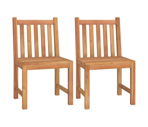 Juego de comedor para jardín 3 pzas madera maciza de teca
