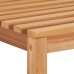 Juego de comedor para jardín 3 pzas madera maciza de teca
