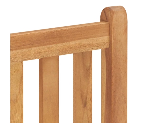 Juego de comedor para jardín 3 pzas madera maciza de teca