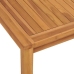 Juego de comedor para jardín 3 pzas madera maciza de teca
