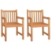 Juego de comedor para jardín 3 pzas madera maciza de teca