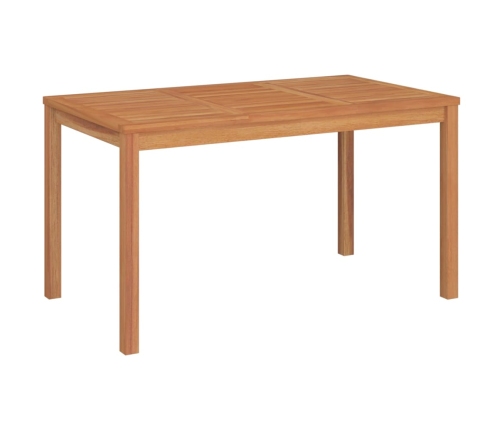 Juego de comedor para jardín 3 pzas madera maciza de teca