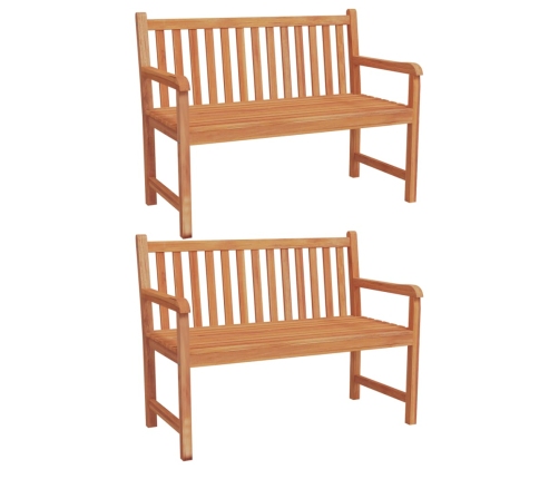 Juego de comedor para jardín 3 pzas madera maciza de teca
