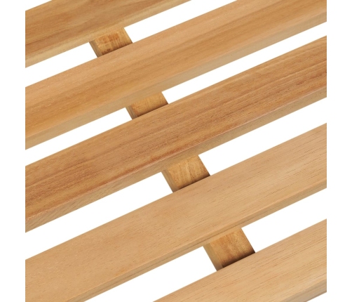 Juego de comedor para jardín 3 pzas madera maciza de teca