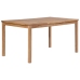 Juego de comedor para jardín 3 pzas madera maciza de teca