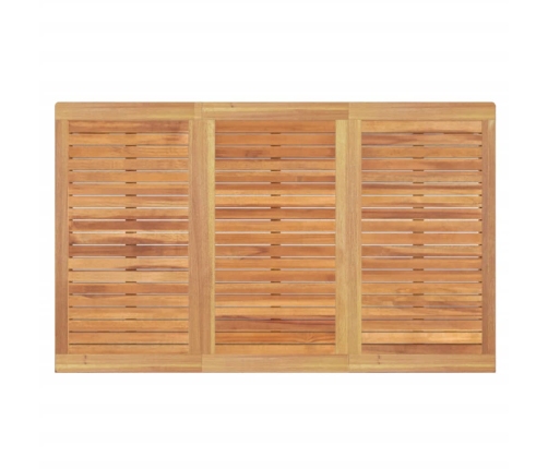 Juego de comedor para jardín 3 pzas madera maciza de teca