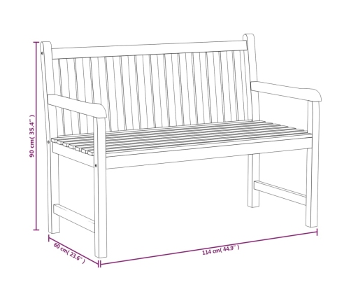 Juego de comedor para jardín 3 pzas madera maciza de teca