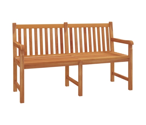 Juego de comedor para jardín 5 piezas madera maciza de teca