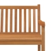 Juego de comedor para jardín 5 piezas madera maciza de teca